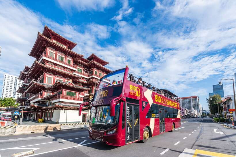 Singapore: Big Bus Hop-On Hop-Off Tour by Open-Top Bus - Red Route: Chinatown, Little India, and Kampong Glam