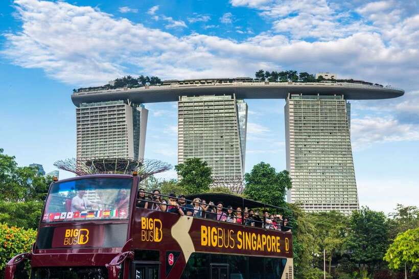 Singapore: Big Bus Hop-On Hop-Off Tour by Open-Top Bus - Yellow Route: Marina Bay, gardens, and Orchard Road