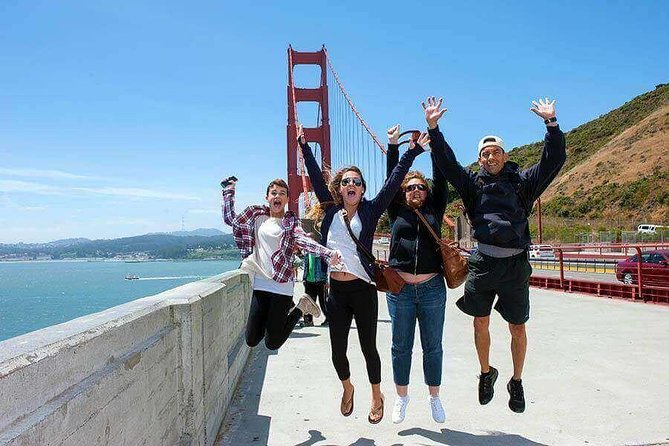 Skip The Bus: San Francisco By Luxury Van Tour - Golden Gate Bridge, Fort Point, and the bay views
