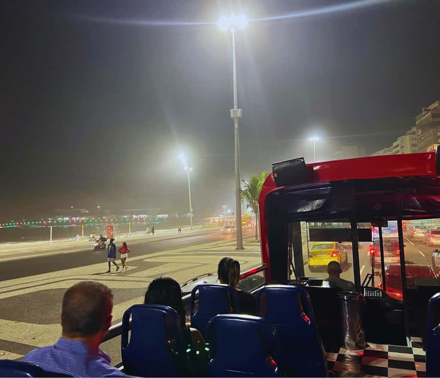 Skyline Night Tour Rio de Janeiro - Panoramic City Tour Rio Samba Bus - Drinks, cost, and what you really receive
