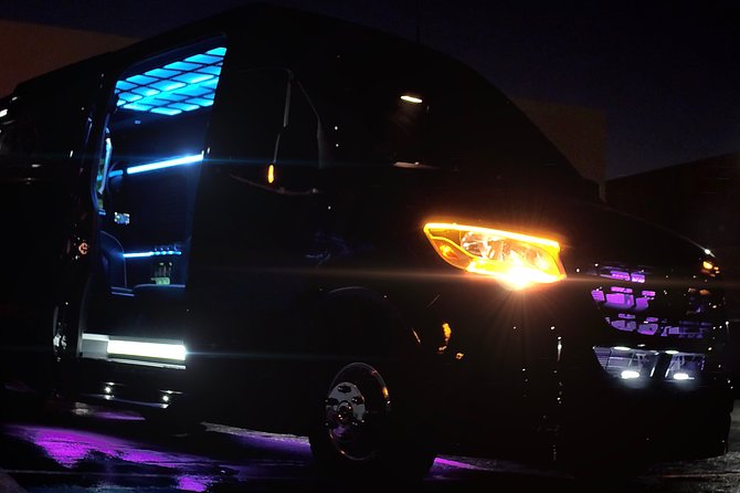 Sprinter Party Bus transportation things to do Ft Lauderdale - The Sprinter interior and onboard entertainment