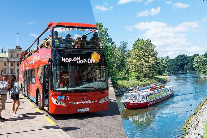 Stockholm Hop-On Hop-Off Bus & Boat Options - The bus loop, from Gustav Adolfs torg to City Hall