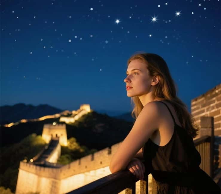 Sunset Glow at Mutianyu Great Wall Night Bus Tour+Ticket - Meeting at Exit B on Subway Line 5