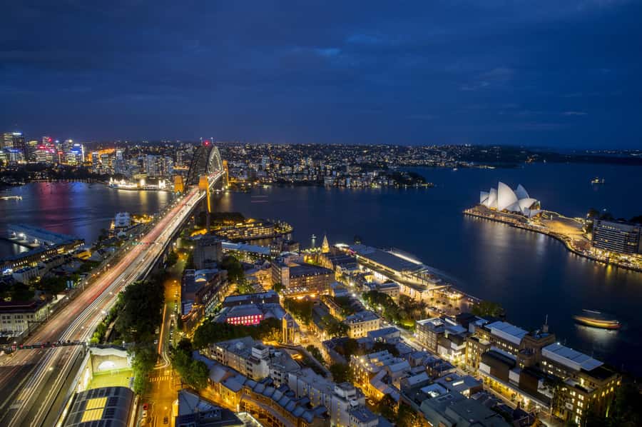 Sydney: Big Bus Panoramic Night Tour by Open-Top Bus - Milsons Point and the second 10-minute stop