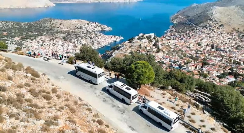 Symi: Bus Excursions To Panormitis Monastery - The one-hour visit at Panormitis Monastery