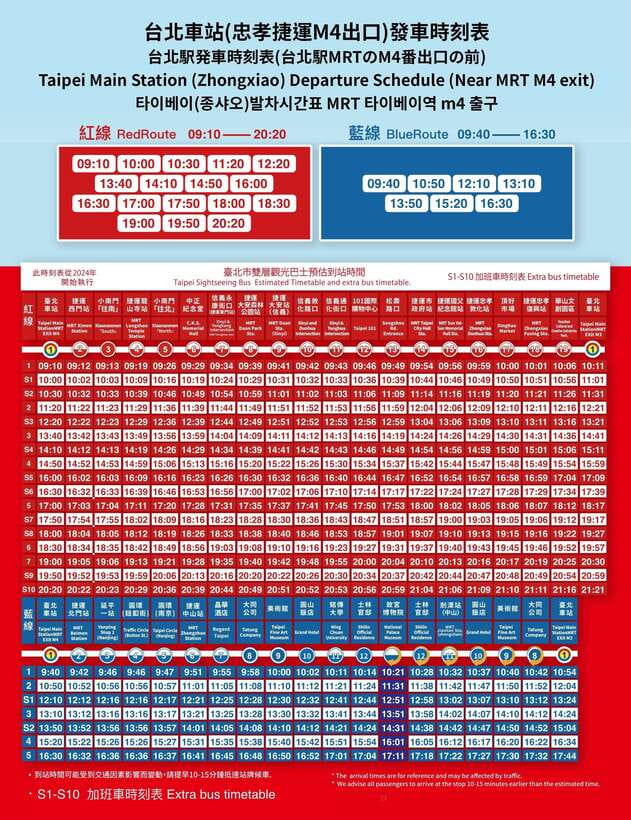 Taipei: Hop-On Hop-Off Sightseeing Bus with Audio Guide - Start at Taipei Main Station
