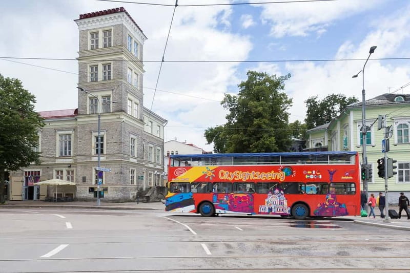 Tallinn: City Sightseeing Hop-On Hop-Off Bus Tour - Red Line stop 1 to 5: the city center and harbour