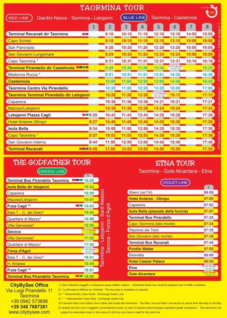 Taormina: Hop-On Hop-Off Green Line Godfather Bus Tour - Why Savoca is the stronger stop