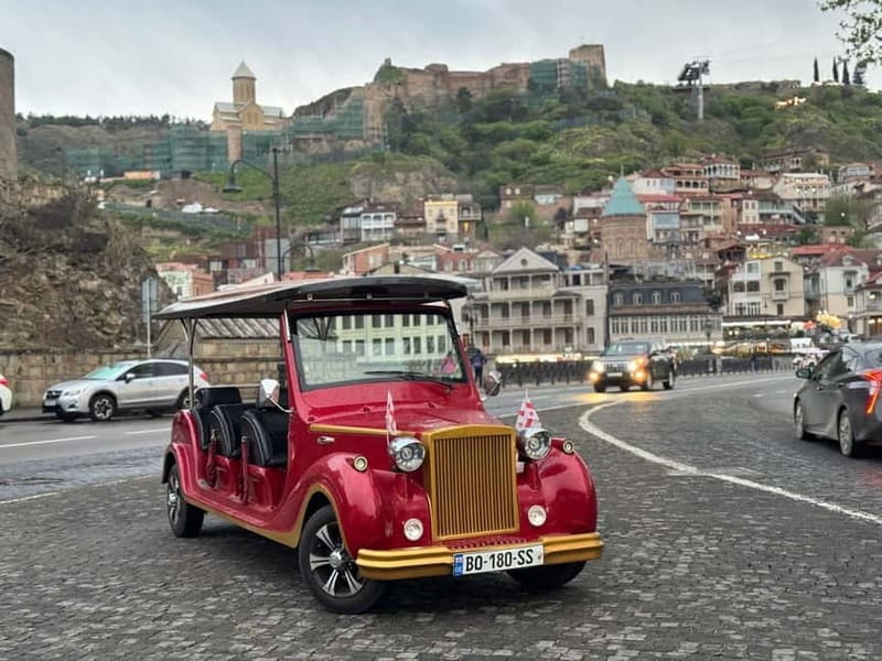 Tbilisi: 45-Minute City Tour by Retro Bus - Bridge of Peace and the sulfur-bath district