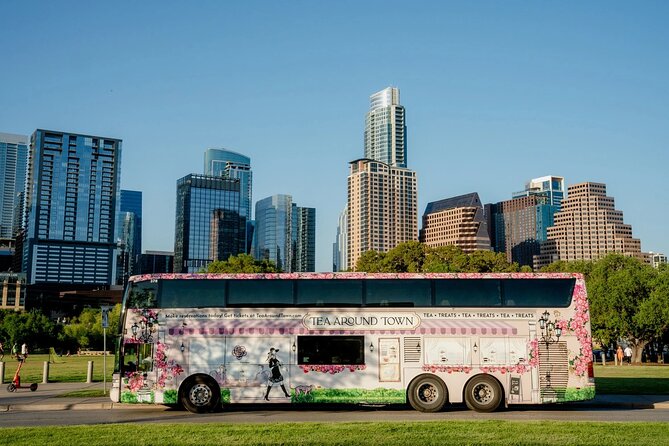 Tea Around Town Austin: Elegant Tea Bus Tour and Treats - The pink granite Capitol comes first