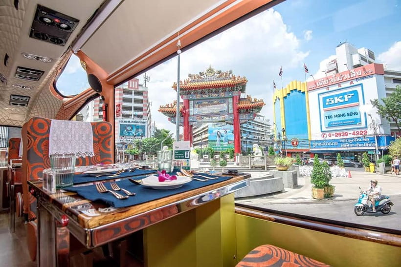 Thai Bus Food Tour Experience in Bangkok - From Hua Lamphong to Chinatown