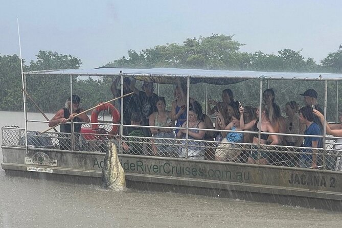 The Croc Bus to the Famous Jumping Crocodile Cruise - The Adelaide River cruise and its jumping crocodiles