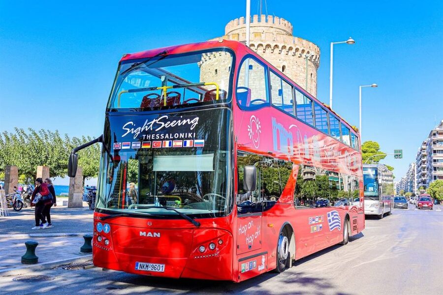 Thessaloniki Hop-on Hop-off Sightseeing Bus Tour - Reaching Eptapyrgio and the Byzantine castles