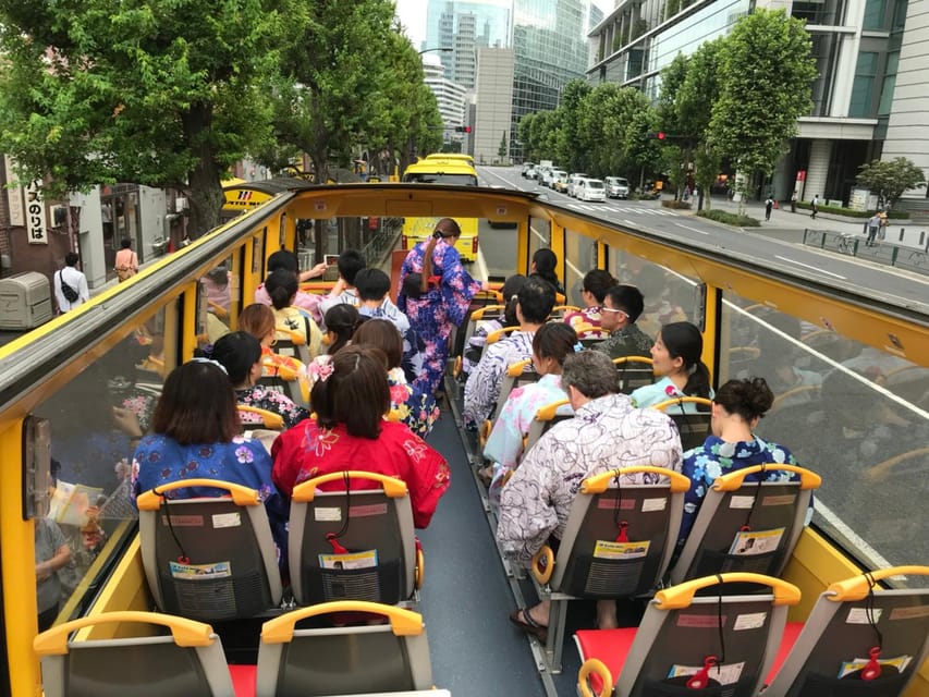 Tokyo: 60min Panoramic Open Top Bus Tour with Audio Guide - Tsukiji Outer Market and Kabuki-za