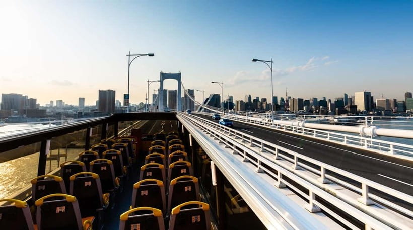 Tokyo: Open Top Panoramic Sightseeing Bus with Audio Guide - Key points to know before you book