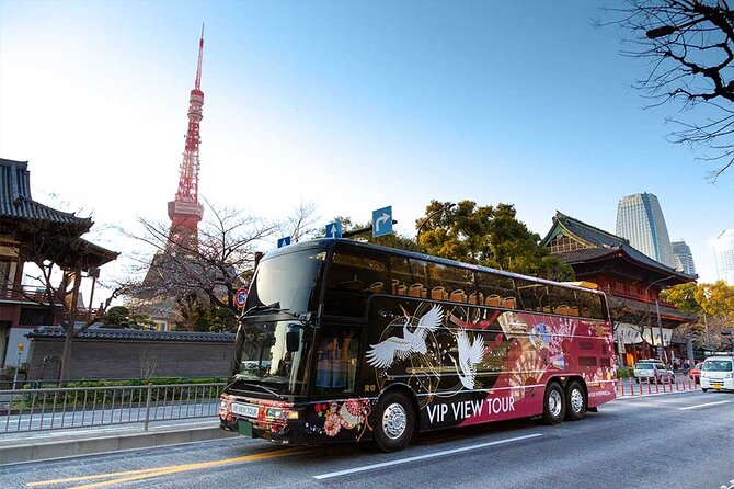 Tokyo: Open Top Sightseeing Bus with Audio Guide - City Course: the central Tokyo circuit