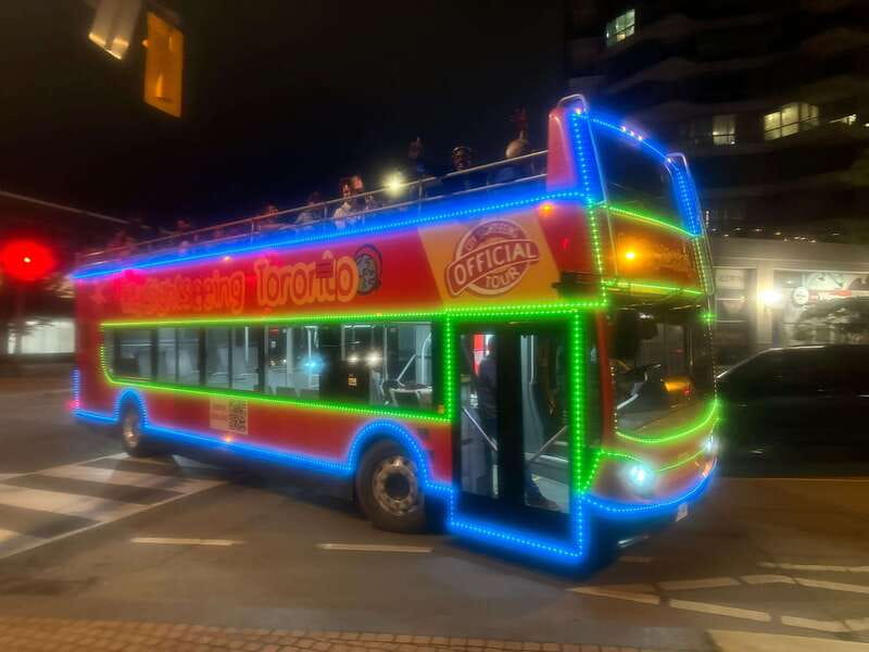 Toronto: Night Sightseeing Tour on a Double-Decker Bus - Starting at Yonge-Dundas Square after dark