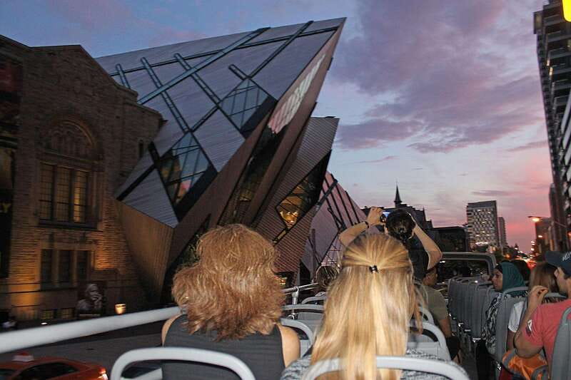Toronto: Night Sightseeing Tour on a Double-Decker Bus - Yonge-Dundas Square and the Fairmont Royal York