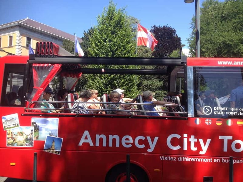 Tour of Annecy by convertible bus - Key points to know before booking