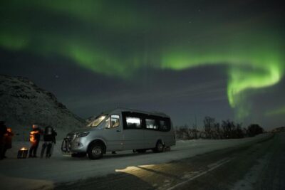 Chase Aurora in Minibus and Free Aurora Portrait