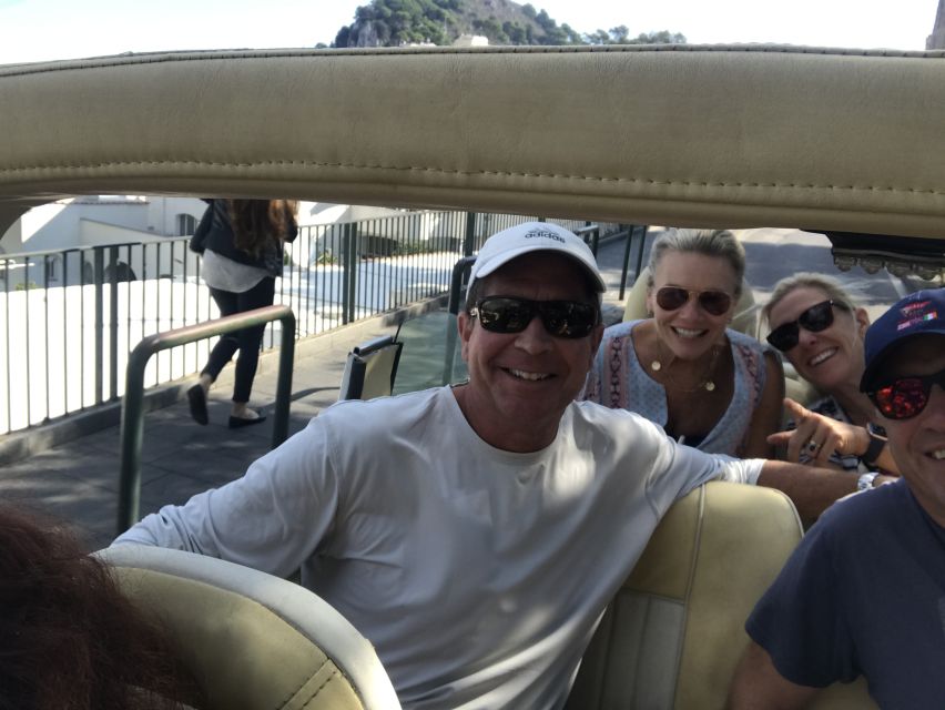 Unforgettable tour of Capri with special convertible coach - Practical details to settle before you book