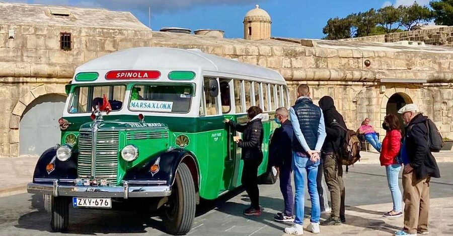 Valletta: Sunday Vintage Bus to Marsaxlokk - The ride from Valletta to Marsaxlokk
