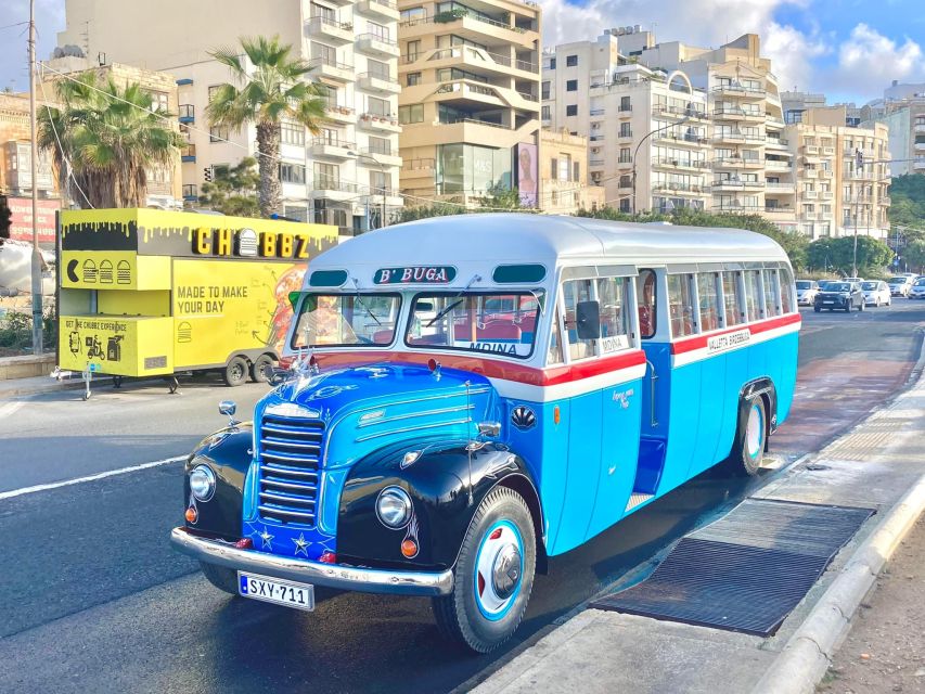 Valletta: Sunday Vintage Bus to Marsaxlokk - A bus ride, not a guided excursion