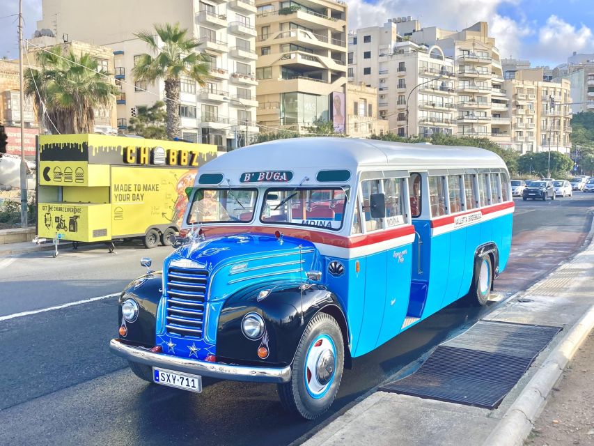 Valletta: Vintage Bus to Valletta, Sliema, Rabat & Mdina - Sliema and St. Julian’s: useful pickups, not sightseeing stops