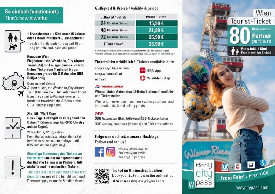 Vienna: EasyCityPass | City Card | Bus Metro Tram | Savings - Making the 48-hour and 72-hour passes work