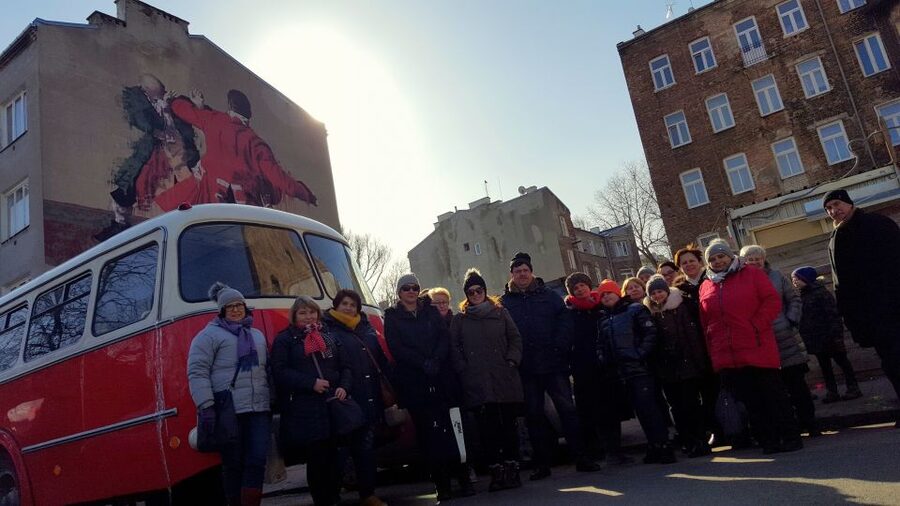 Warsaw: 2.5-Hour Dark Side - Praga District by a Retro Bus - E. Wedel and the hot chocolate stop