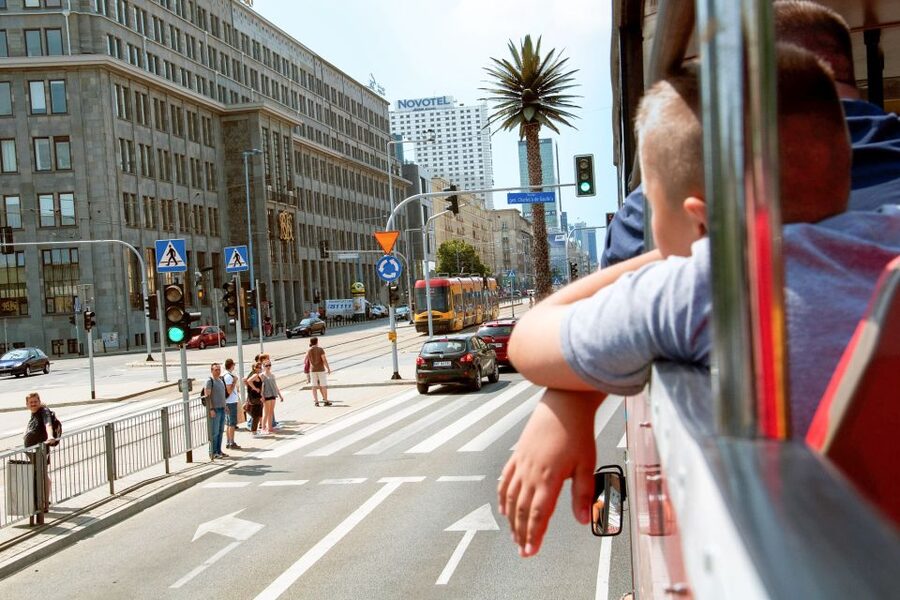 Warsaw: City Sightseeing Hop-On Hop-Off Bus Tour - Audio commentary and the view from the bus