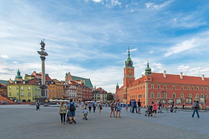 Warsaw City Sightseeing in a Retro Bus - Castle Square and Sigismund’s Column