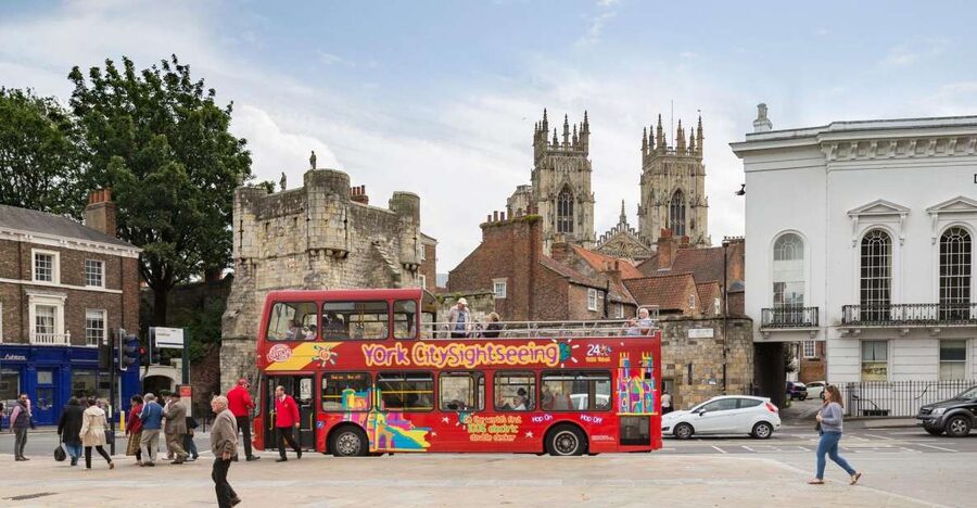 York: City Sightseeing Hop-On Hop-Off Bus Tour - Exhibition Square and the Minster area
