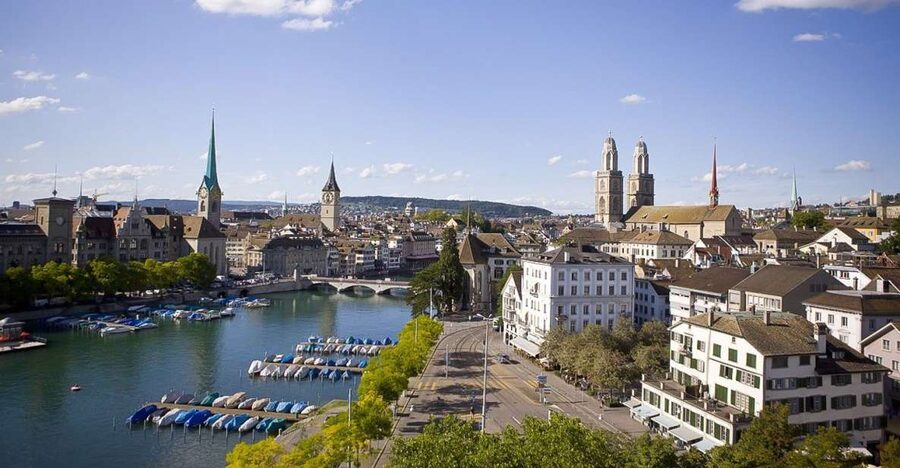 Zurich: Sightseeing Bus Tour with Optional FIFA Museum - Zurich from the bus: a useful first look